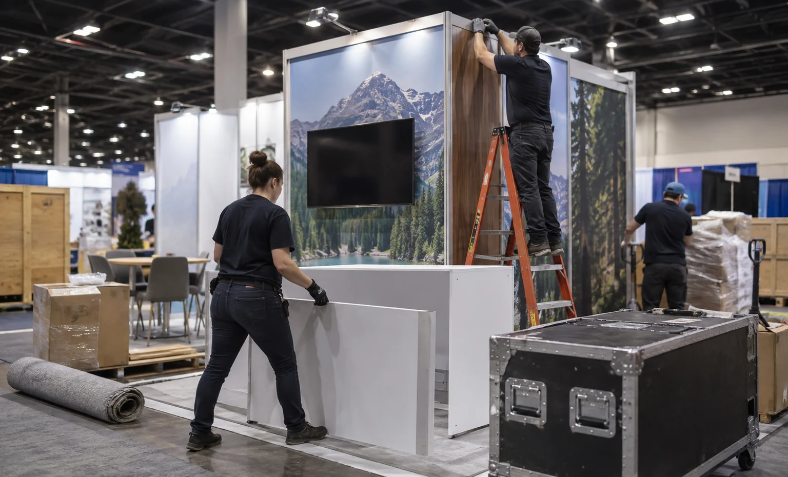 tmea-clinic-convention-booth-rental vertical product trade show exhibit visual