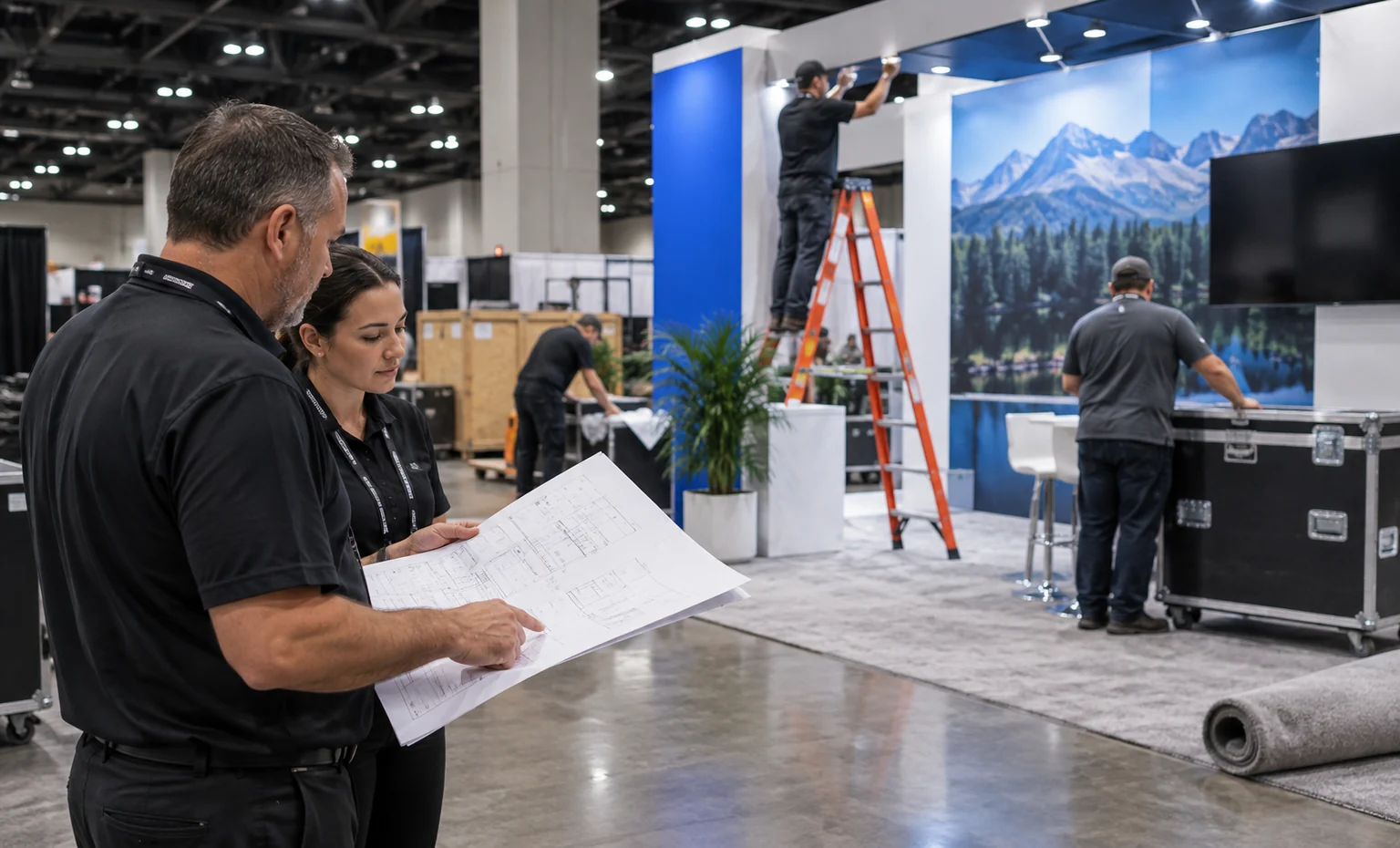 tmc-annual-meeting-booth-rental vertical product trade show exhibit visual