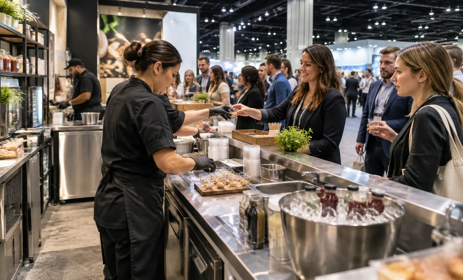 winter-fancy-food-show-booth-rental content trade show exhibit visual