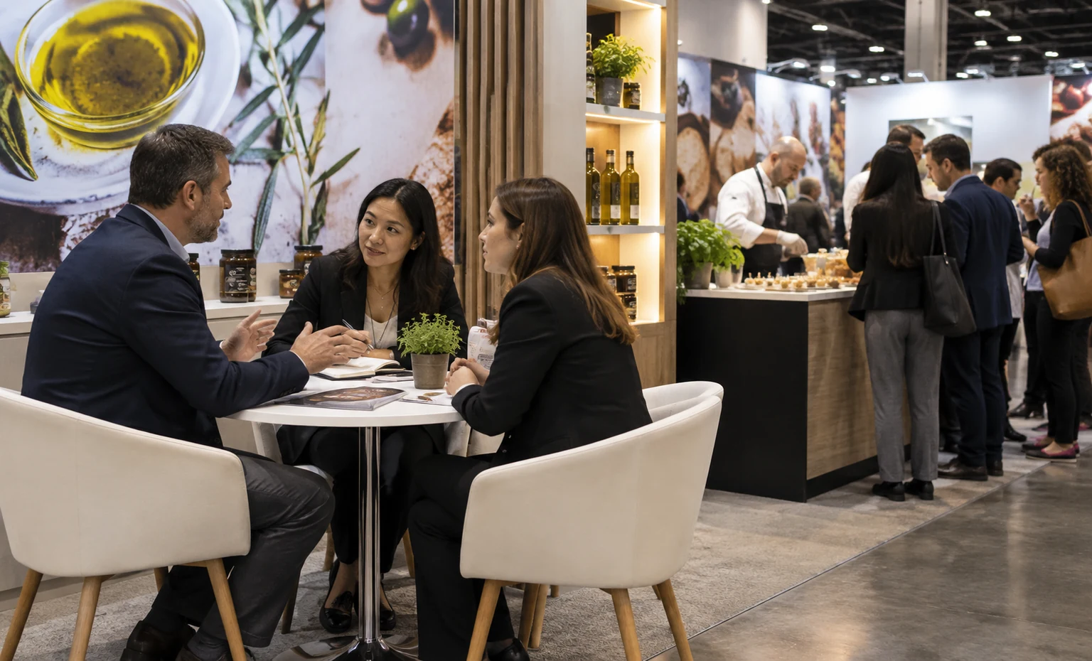 winter-fancy-food-show-booth-rental content trade show exhibit visual