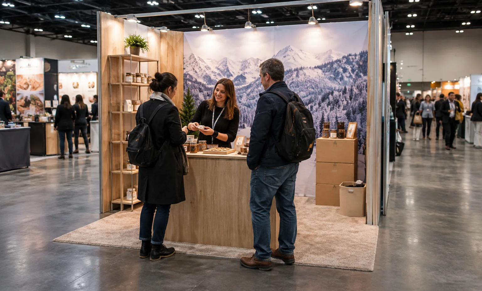 winter-fancy-food-show-booth-rental related product trade show exhibit visual