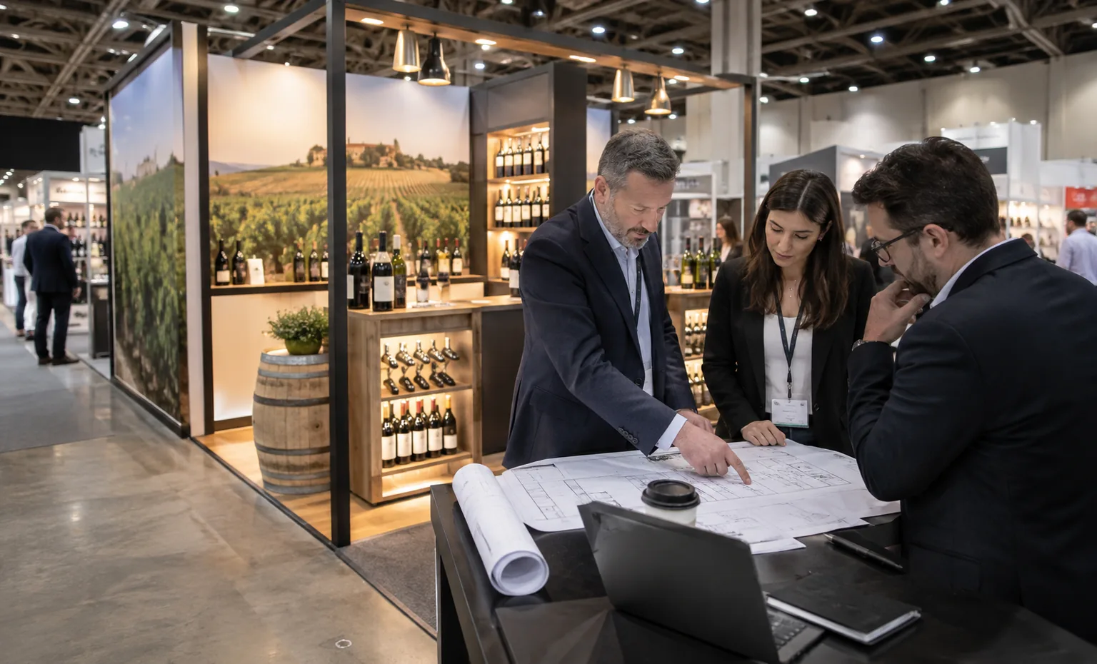 unified-wine-and-grape-symposium-booth-rental content trade show exhibit visual