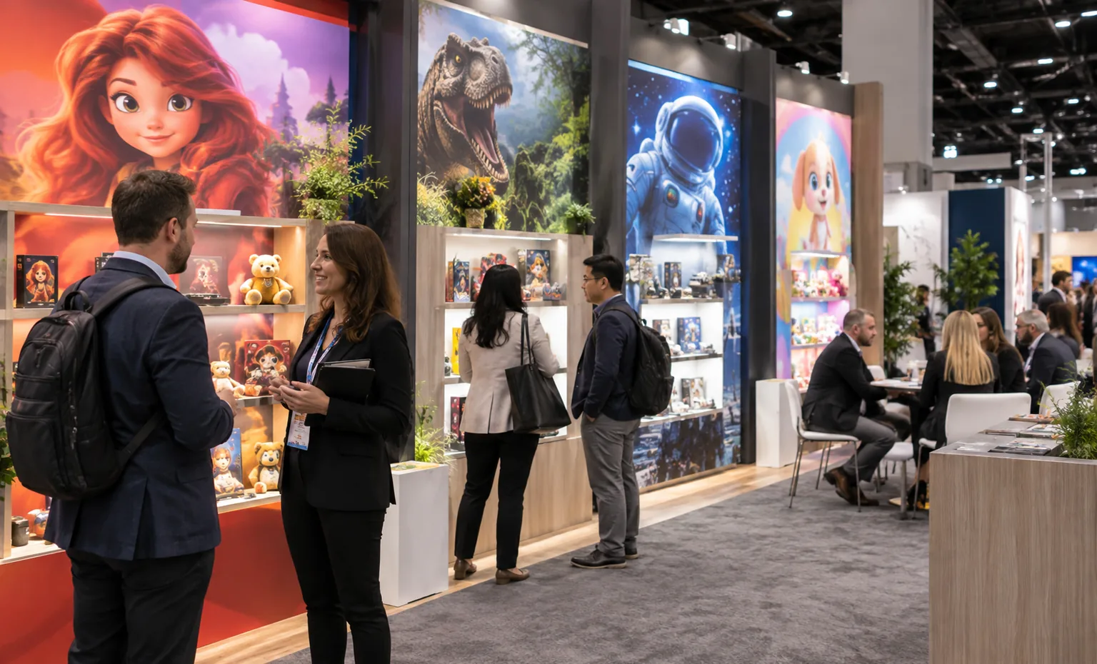 licensing-expo-booth-rental content trade show exhibit visual