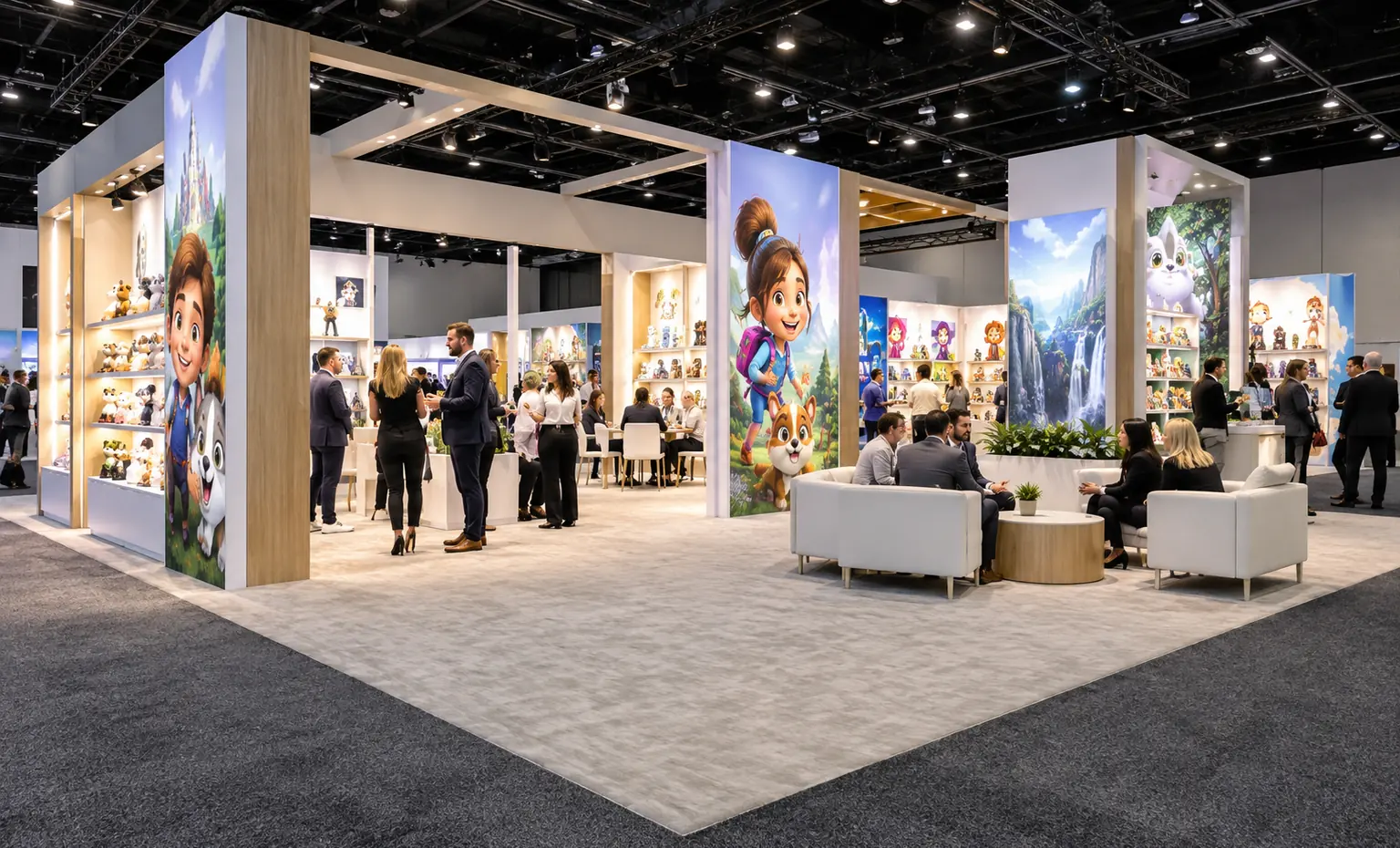 licensing-expo-booth-rental related product trade show exhibit visual