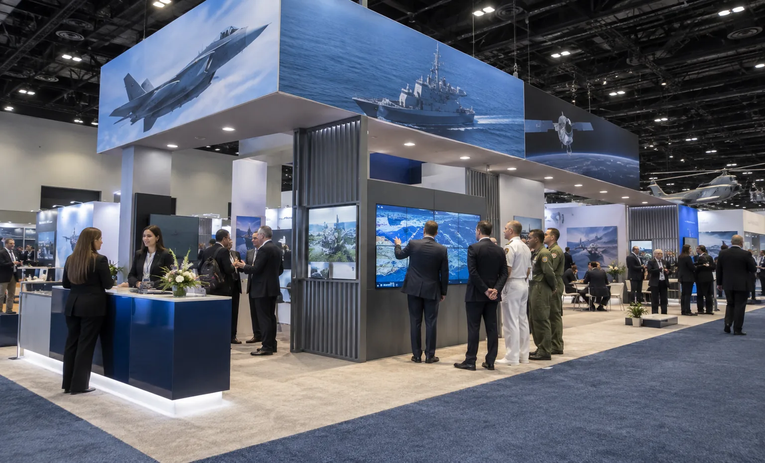 sea-air-space-conference-exposition-booth-rental related product trade show exhibit visual