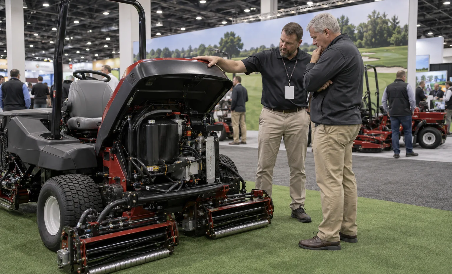 gcsaa-conference-and-trade-show-booth-rental content trade show exhibit visual