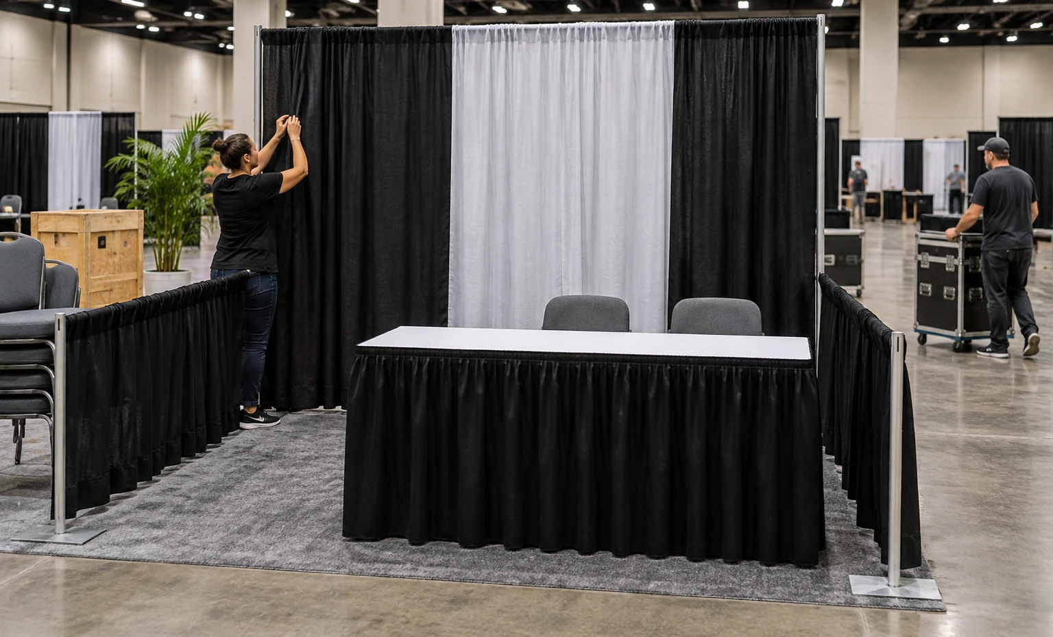 las-vegas-souvenir-and-resort-gift-show-booth-rental vertical block trade show exhibit visual