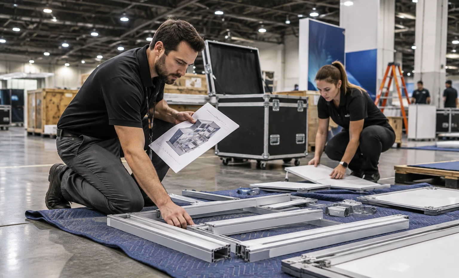 ata-show-booth-rental feature box trade show exhibit visual