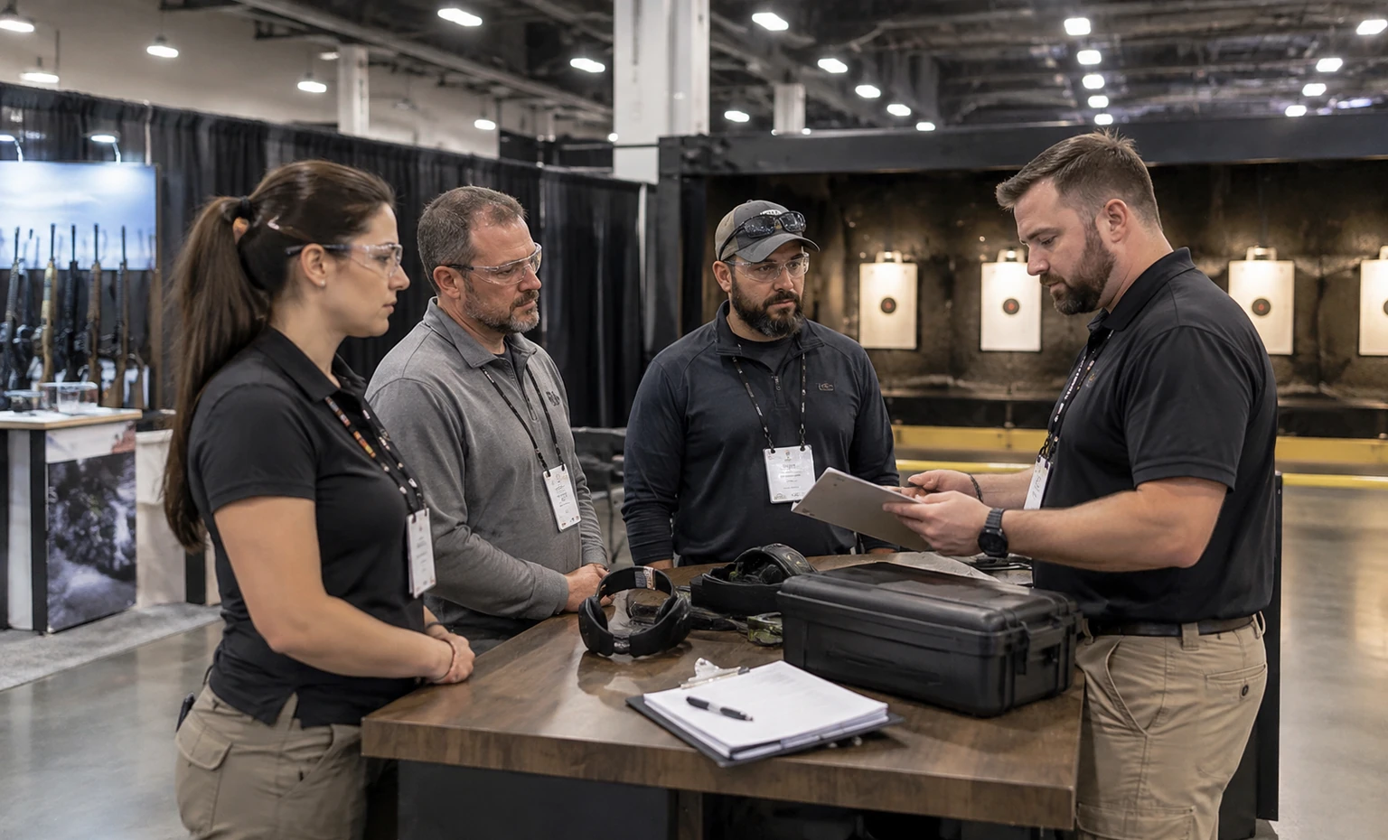 ata-show-booth-rental vertical block trade show exhibit visual