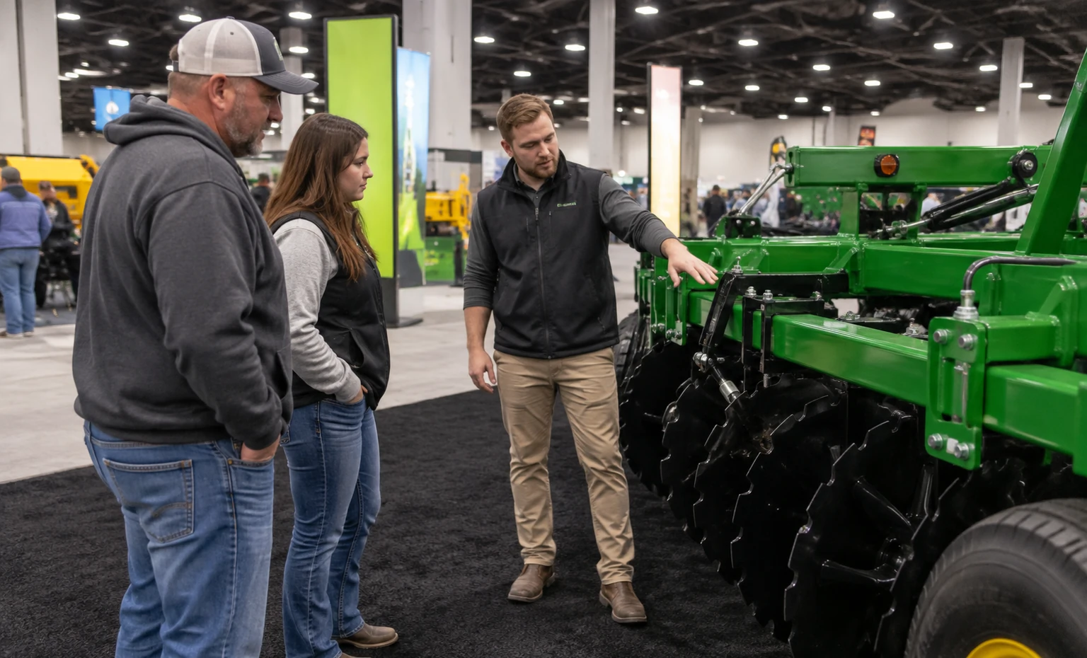 midwest-ag-expo-booth-rental vertical block trade show exhibit visual