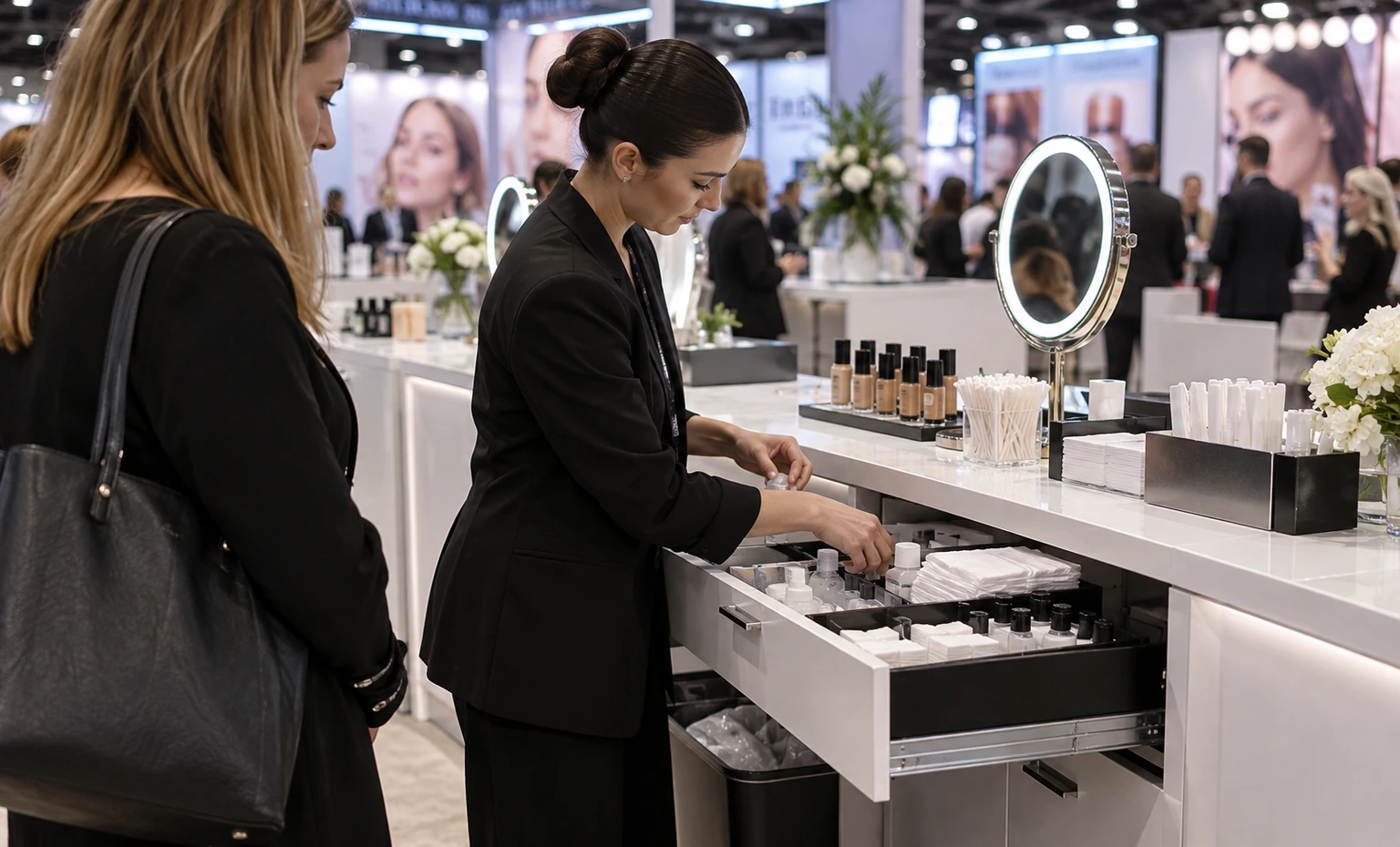 cosmoprof-north-america-miami-booth-rental content trade show exhibit visual