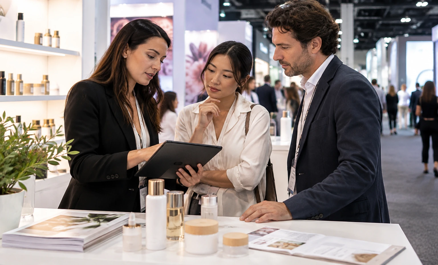 cosmoprof-north-america-miami-booth-rental content trade show exhibit visual