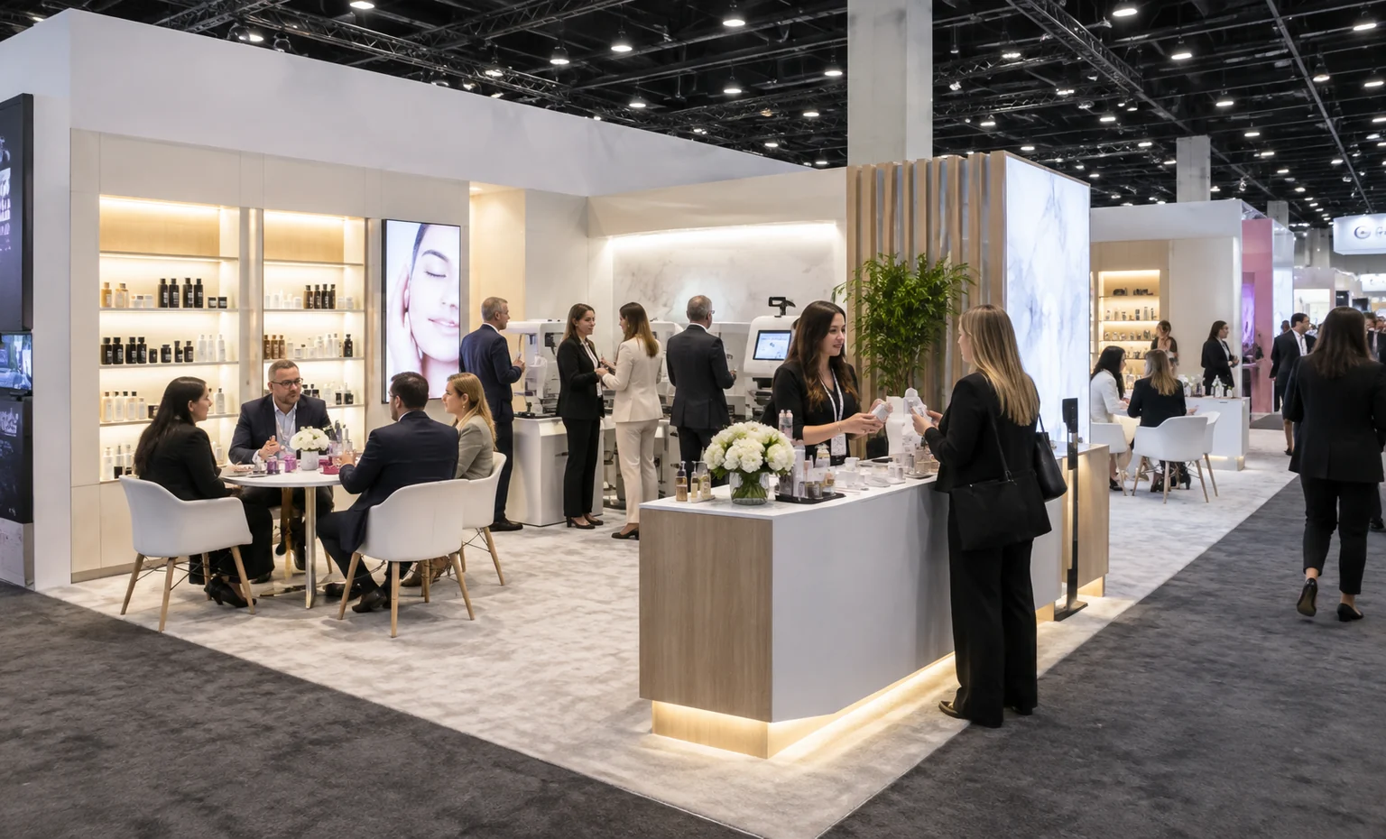 cosmoprof-north-america-miami-booth-rental related product trade show exhibit visual
