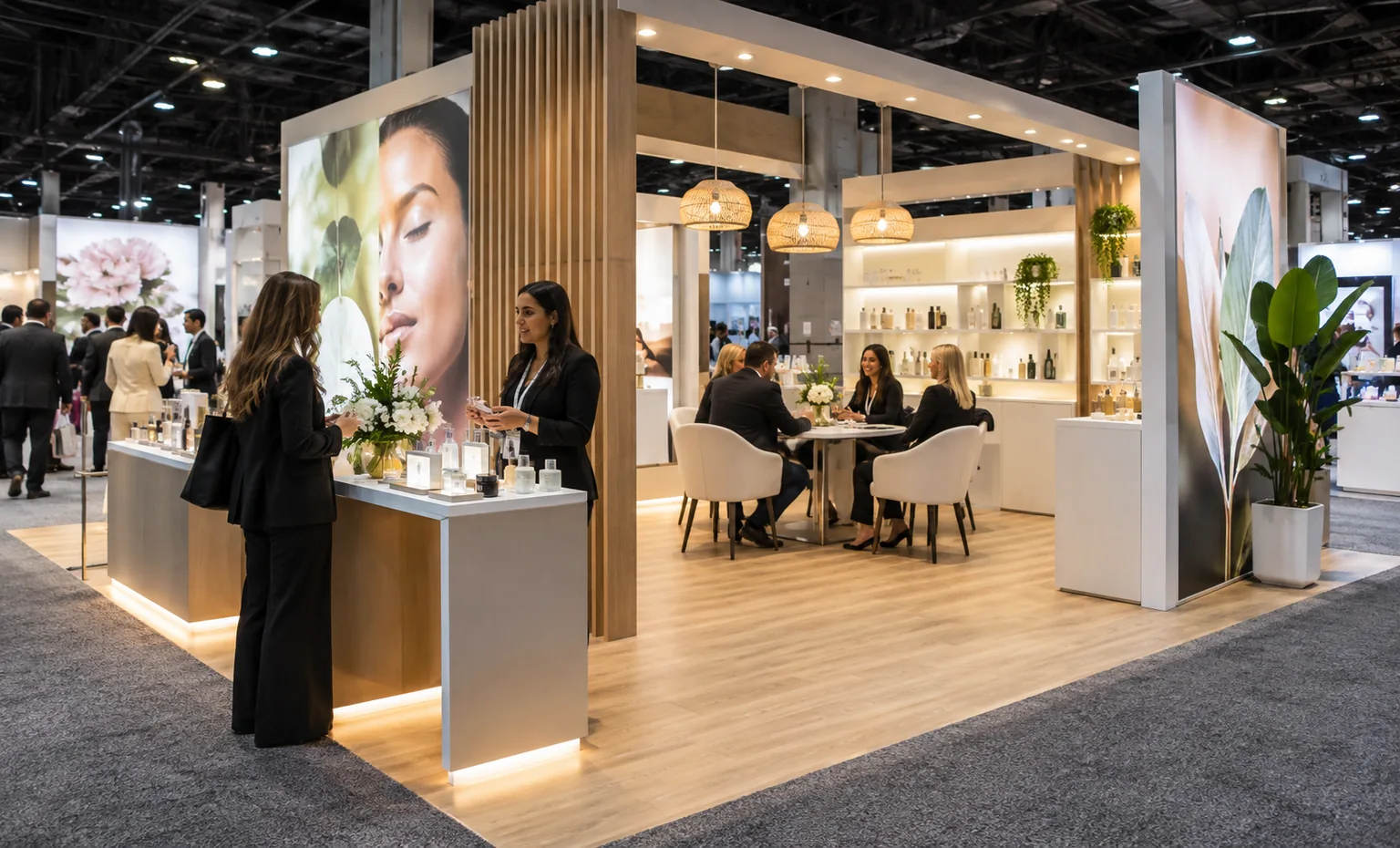 cosmoprof-north-america-miami-booth-rental related product trade show exhibit visual