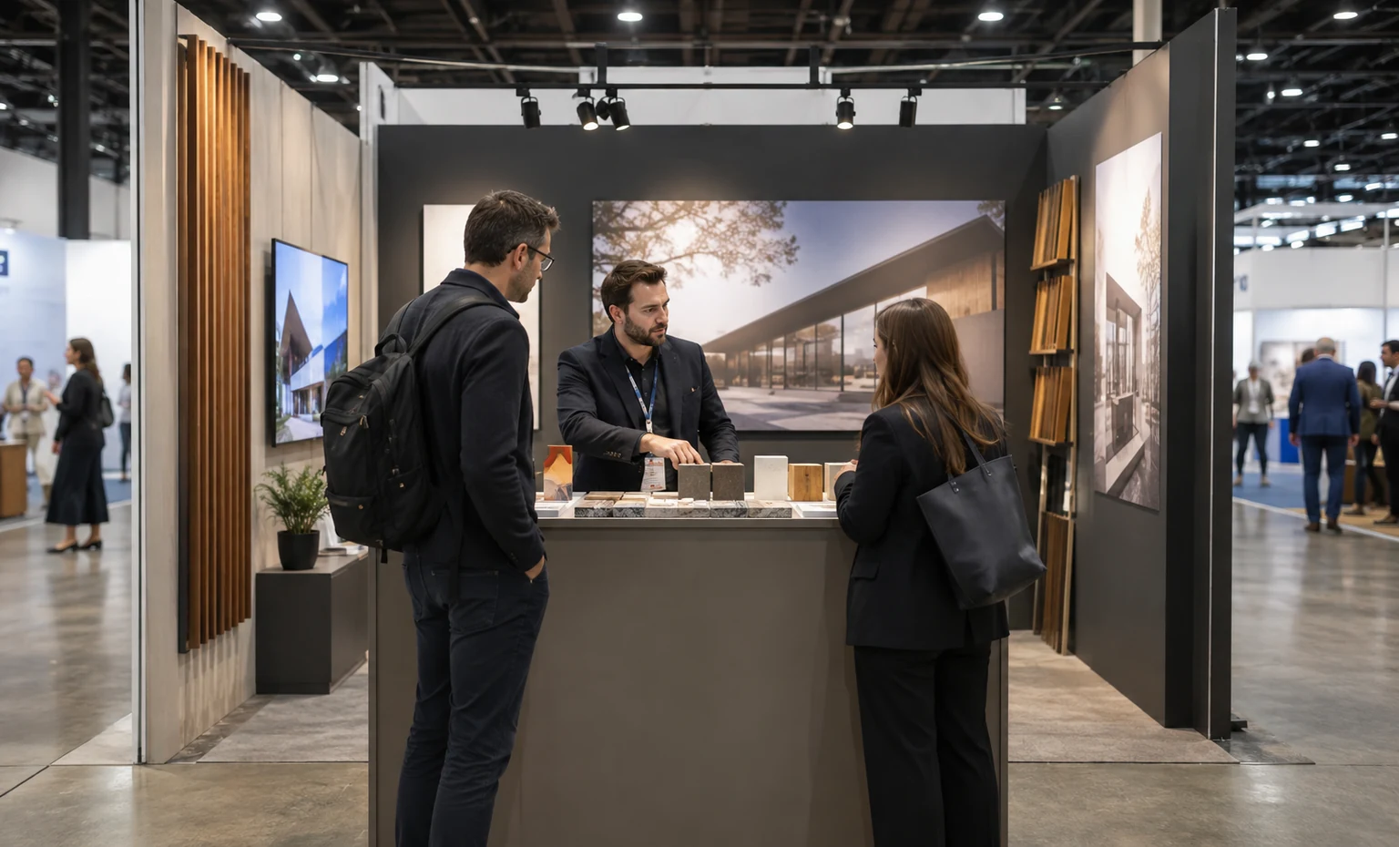 aia-conference-on-architecture-booth-rental feature box trade show exhibit visual