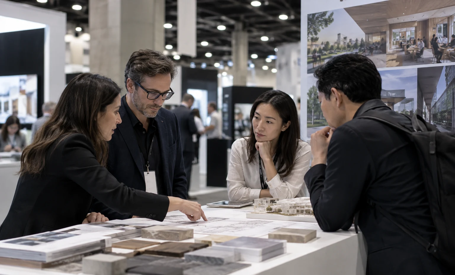 aia-conference-on-architecture-booth-rental feature box trade show exhibit visual