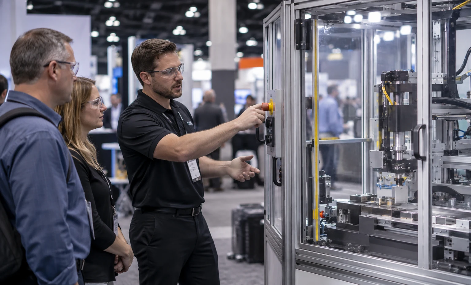 assp-safety-conference-and-expo-booth-rental vertical block trade show exhibit visual