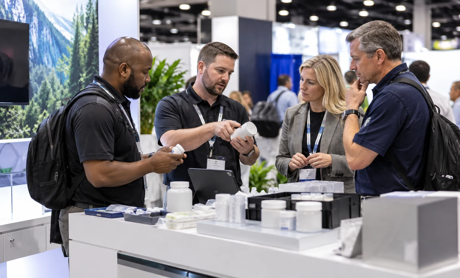 assp-safety-conference-and-expo-booth-rental vertical block trade show exhibit visual