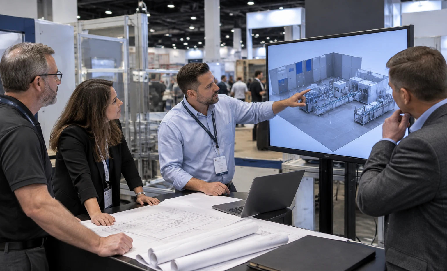 pack-expo-east-booth-rental image banner trade show exhibit visual