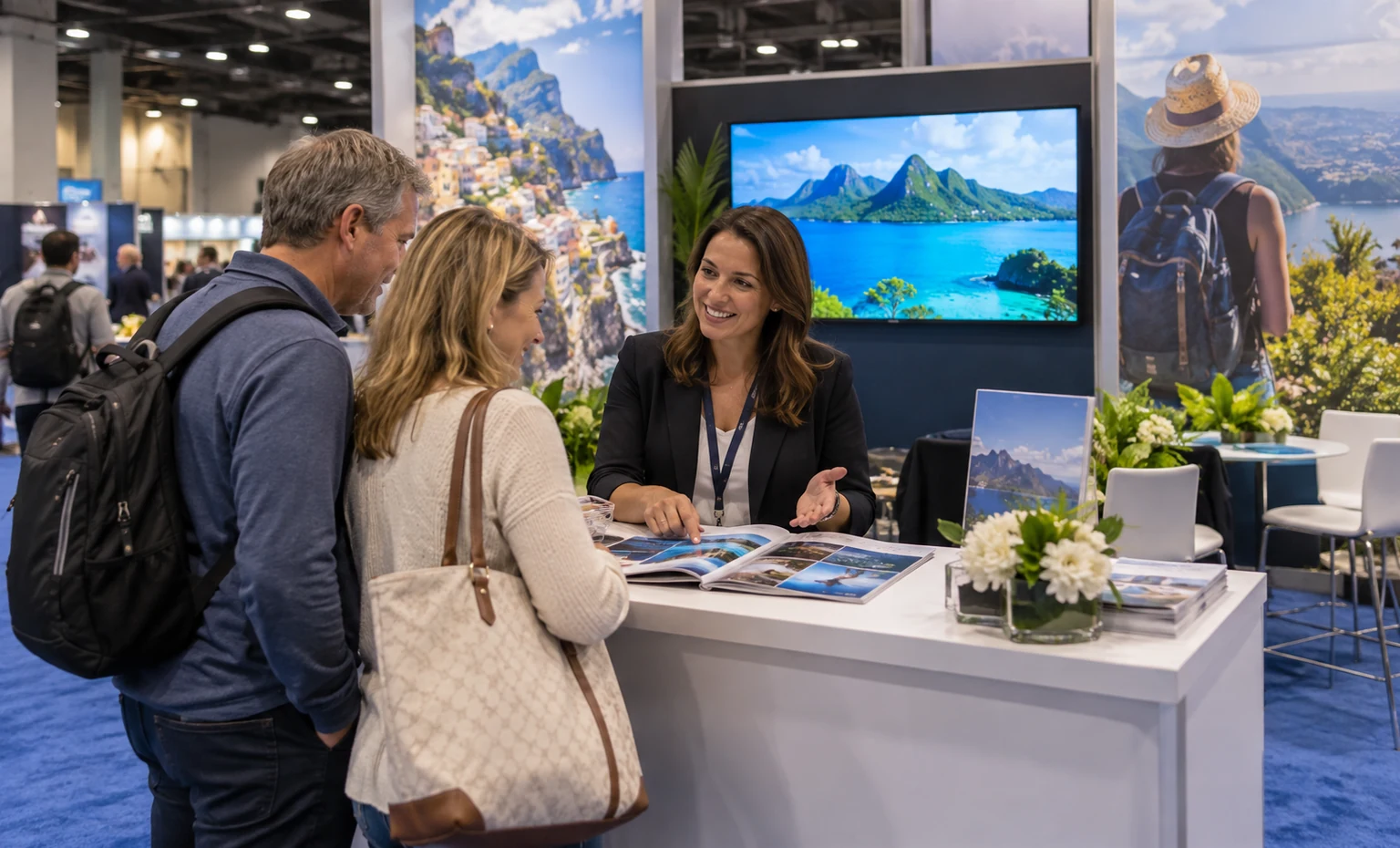 washington-dc-travel-and-adventure-show-booth-rental vertical block trade show exhibit visual