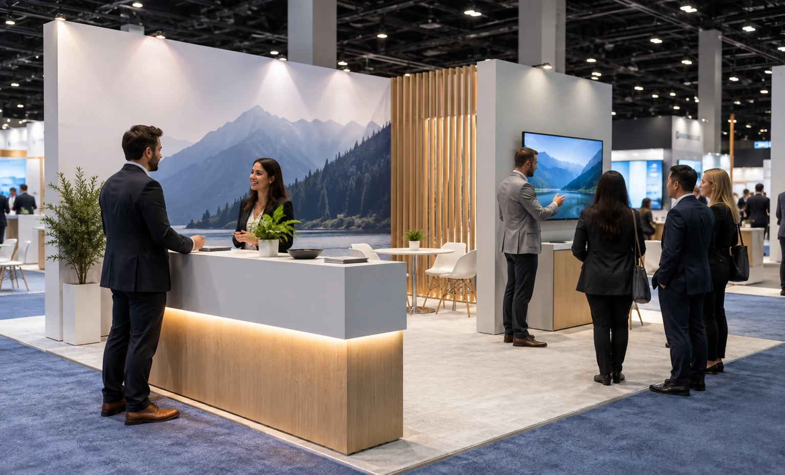 ddw-booth-rental feature box trade show exhibit visual