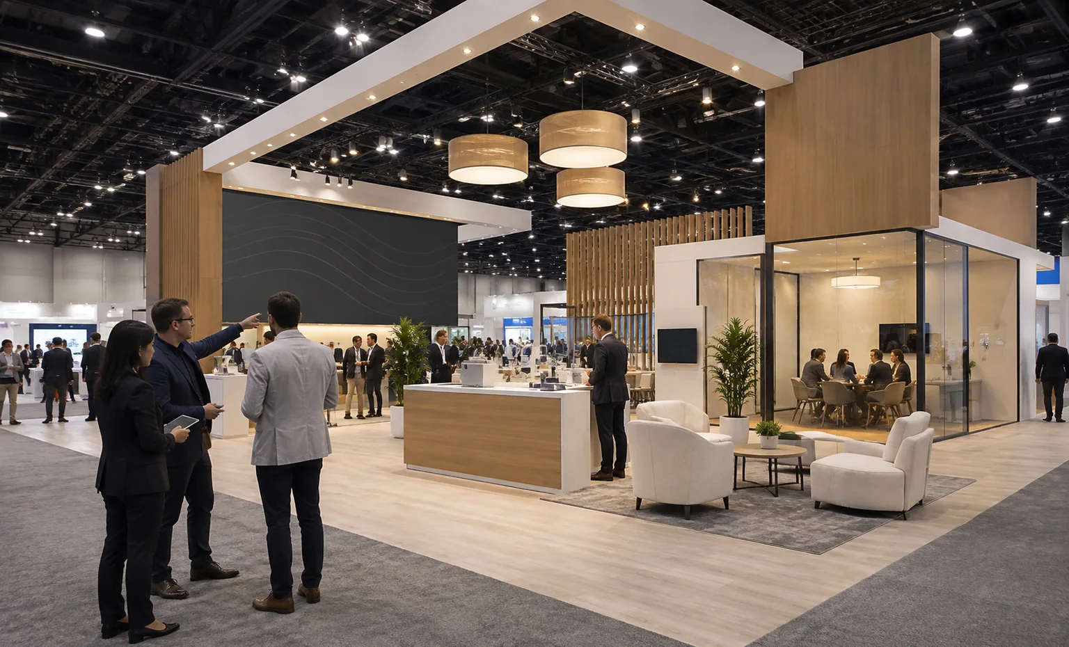 ddw-booth-rental feature box trade show exhibit visual