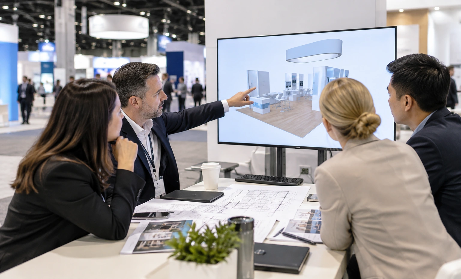 ddw-booth-rental image banner trade show exhibit visual
