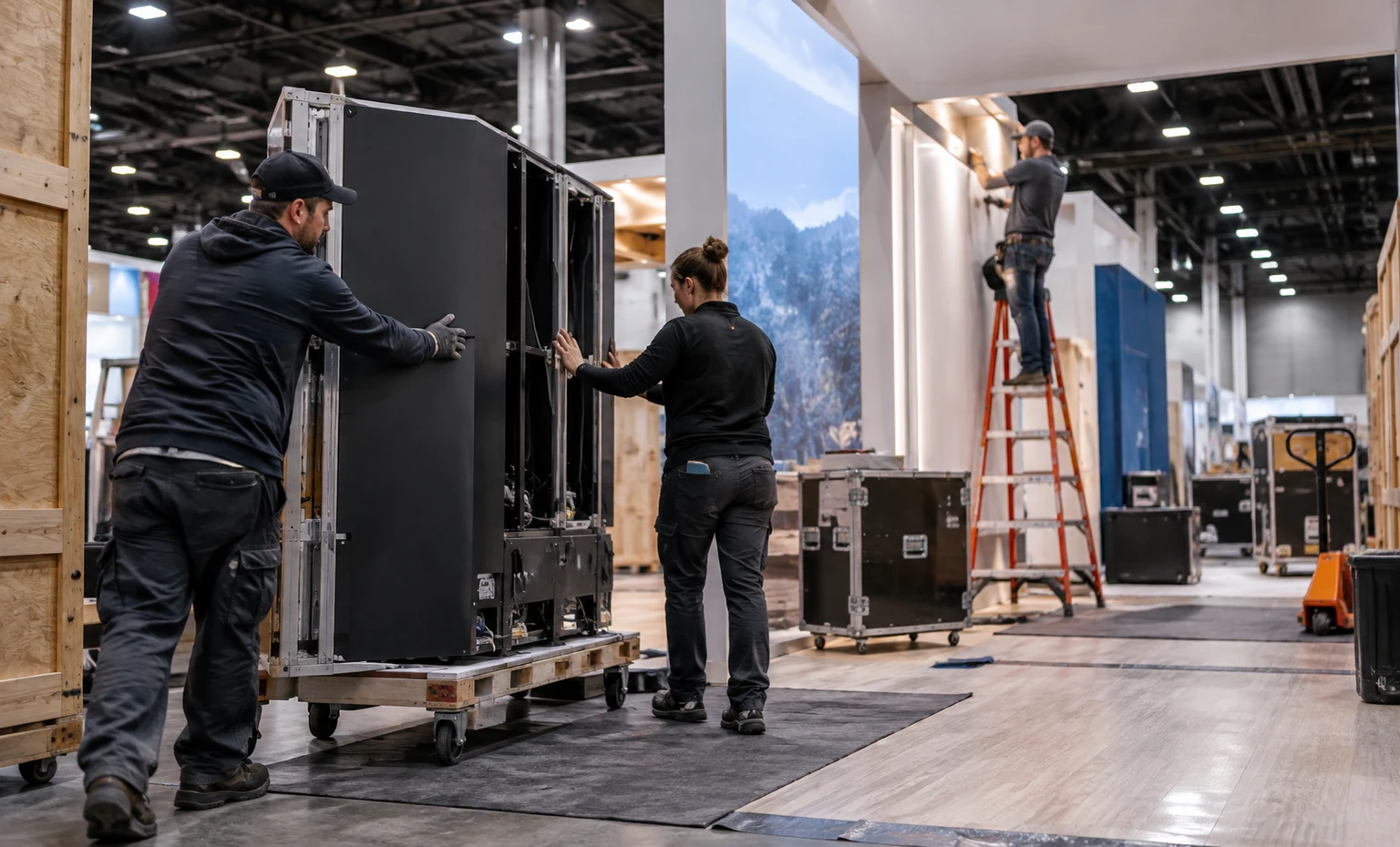 ldi-booth-rental content trade show exhibit visual