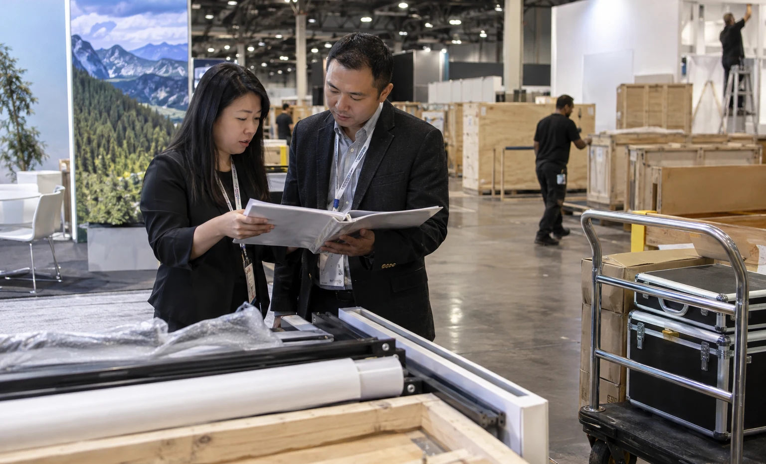 los-angeles-travel-and-adventure-show-booth-rental feature box trade show exhibit visual