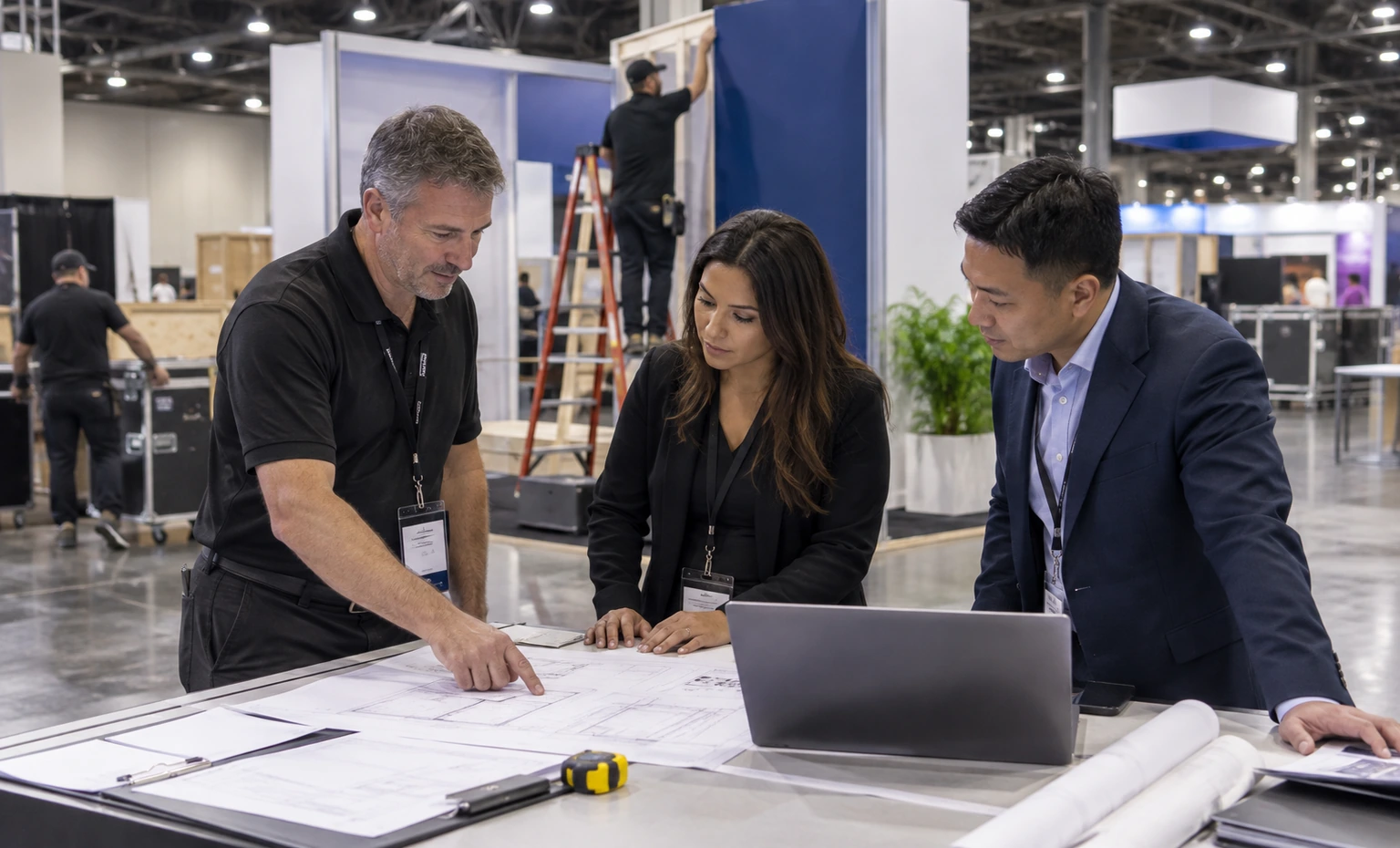 acc-annual-scientific-session-booth-rental vertical block trade show exhibit visual
