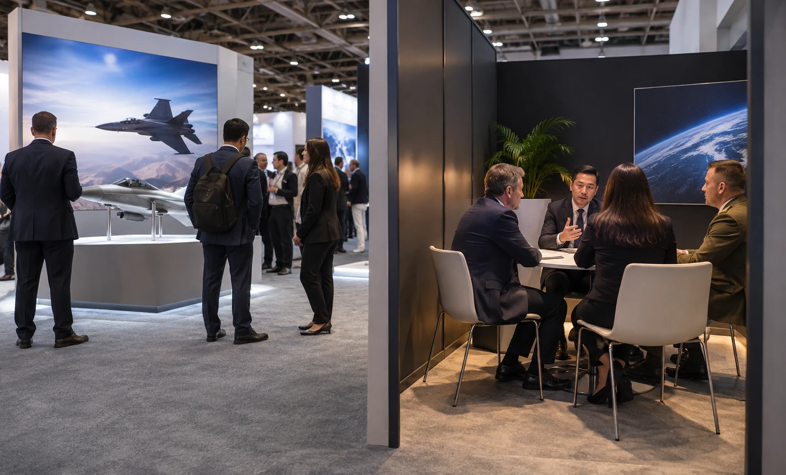 air-space-cyber-conference-booth-rental content trade show exhibit visual