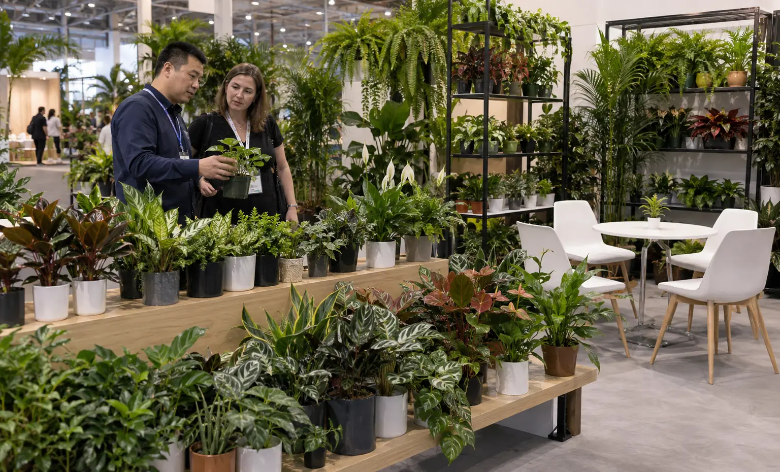 tpie-tropical-plant-international-expo-booth-rental vertical product trade show exhibit visual