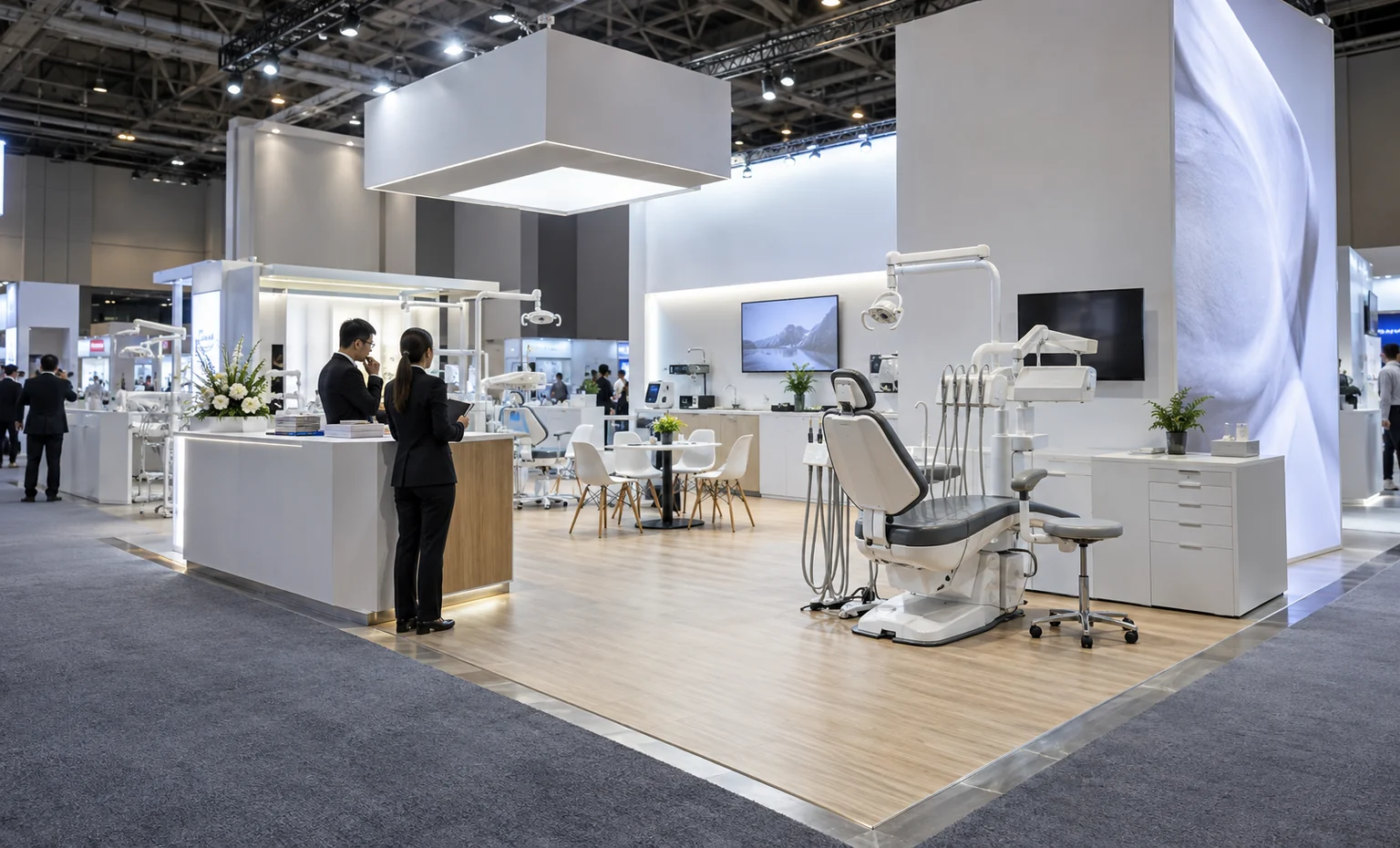 greater-new-york-dental-meeting-booth-rental feature box trade show exhibit visual