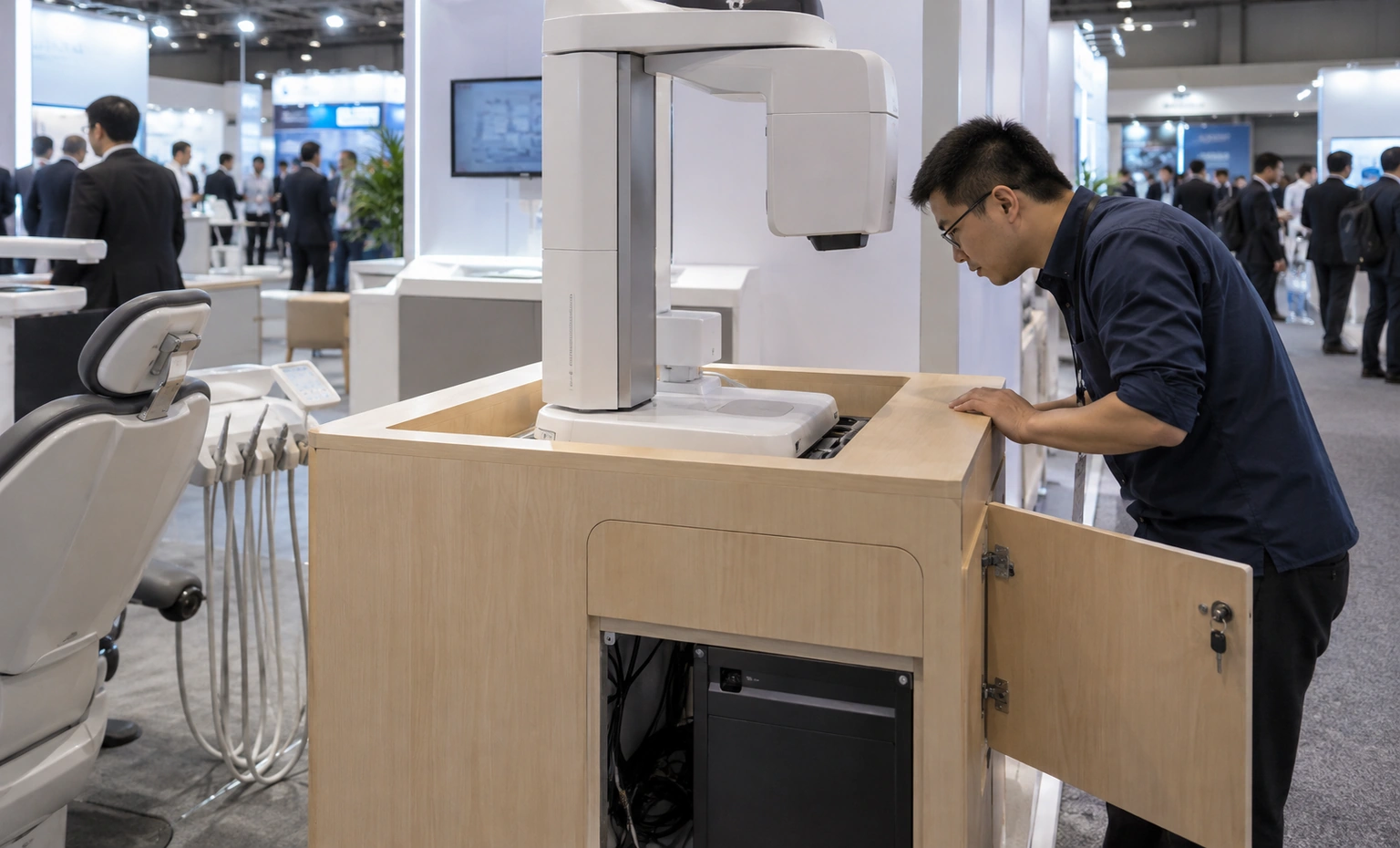 greater-new-york-dental-meeting-booth-rental feature box trade show exhibit visual