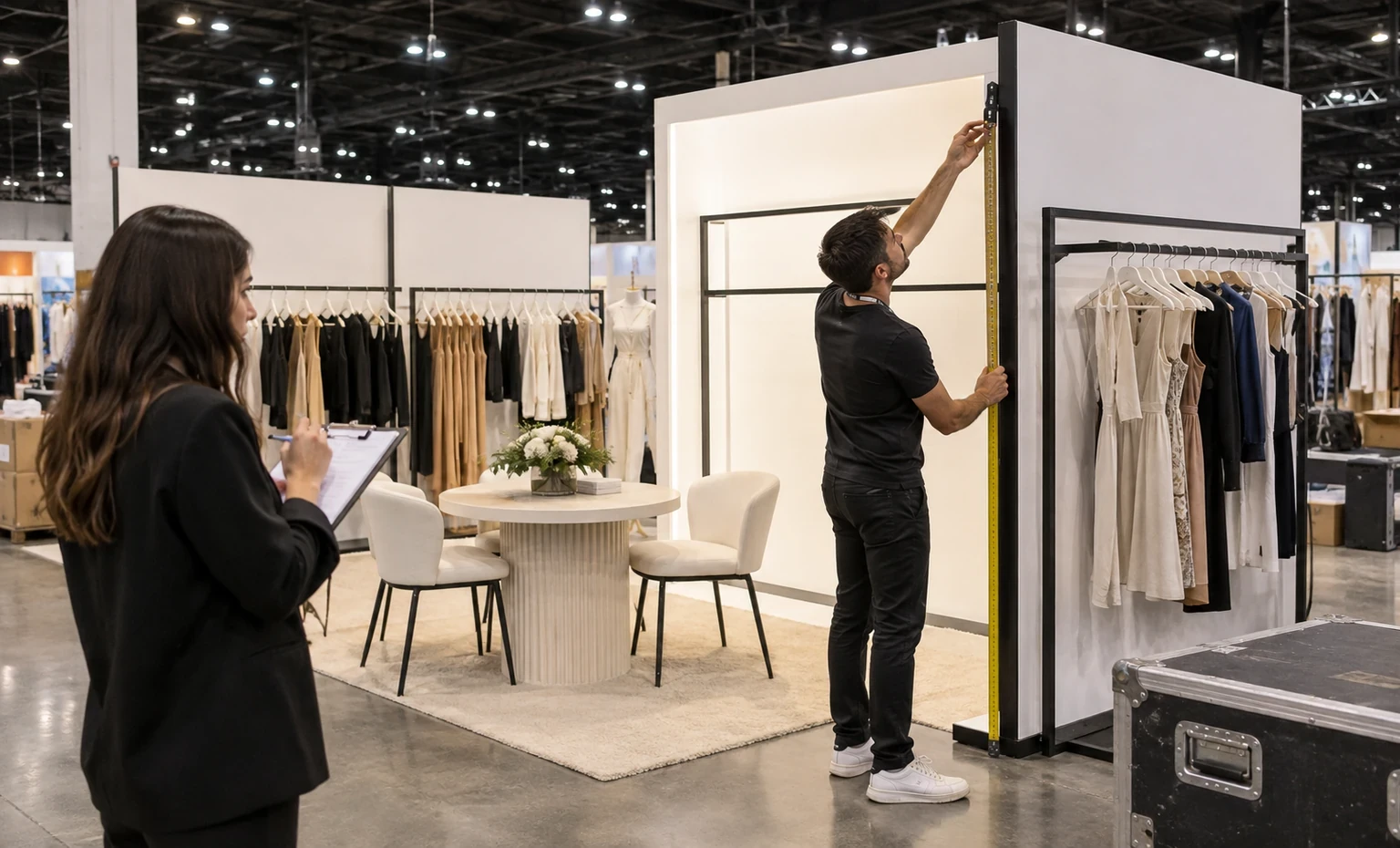 magic-nashville-booth-rental vertical block trade show exhibit visual