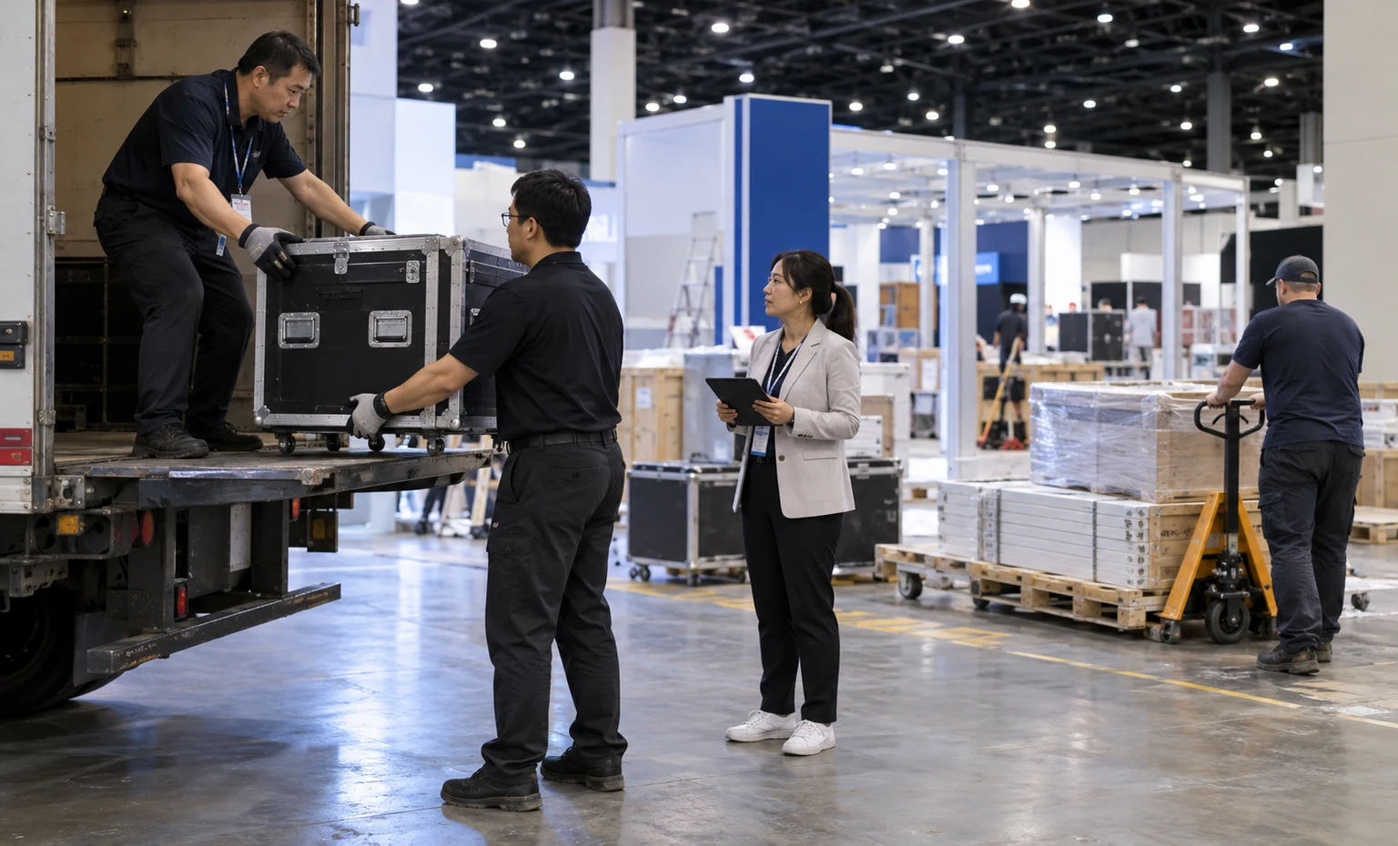 pittcon-booth-rental vertical block trade show exhibit visual