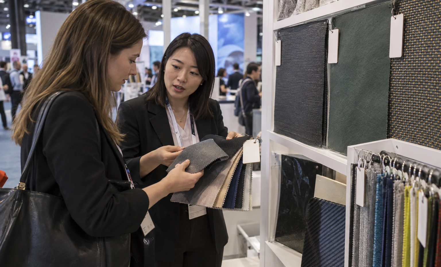advanced-textiles-expo-booth-rental content trade show exhibit visual