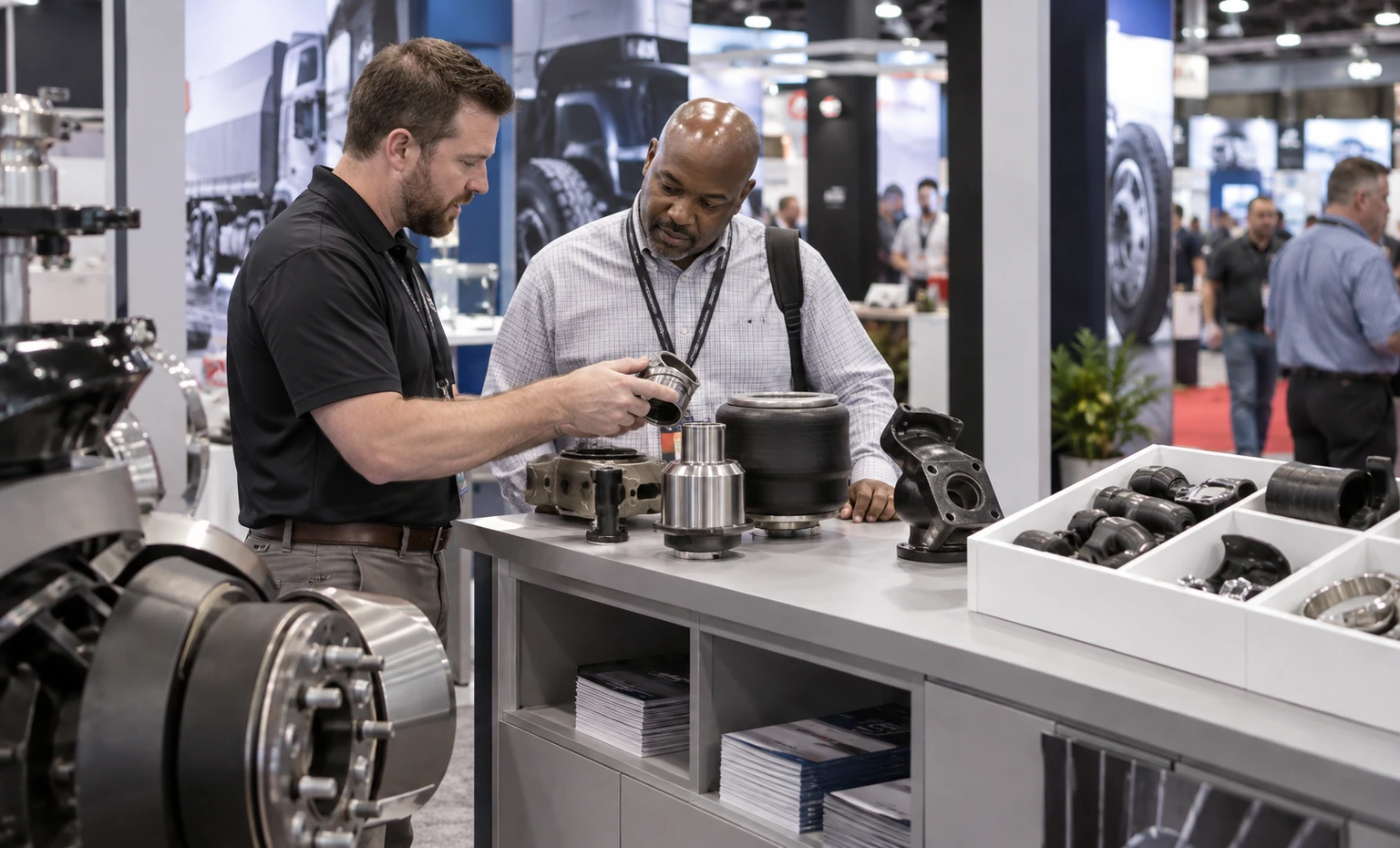 heavy-duty-aftermarket-week-booth-rental content trade show exhibit visual