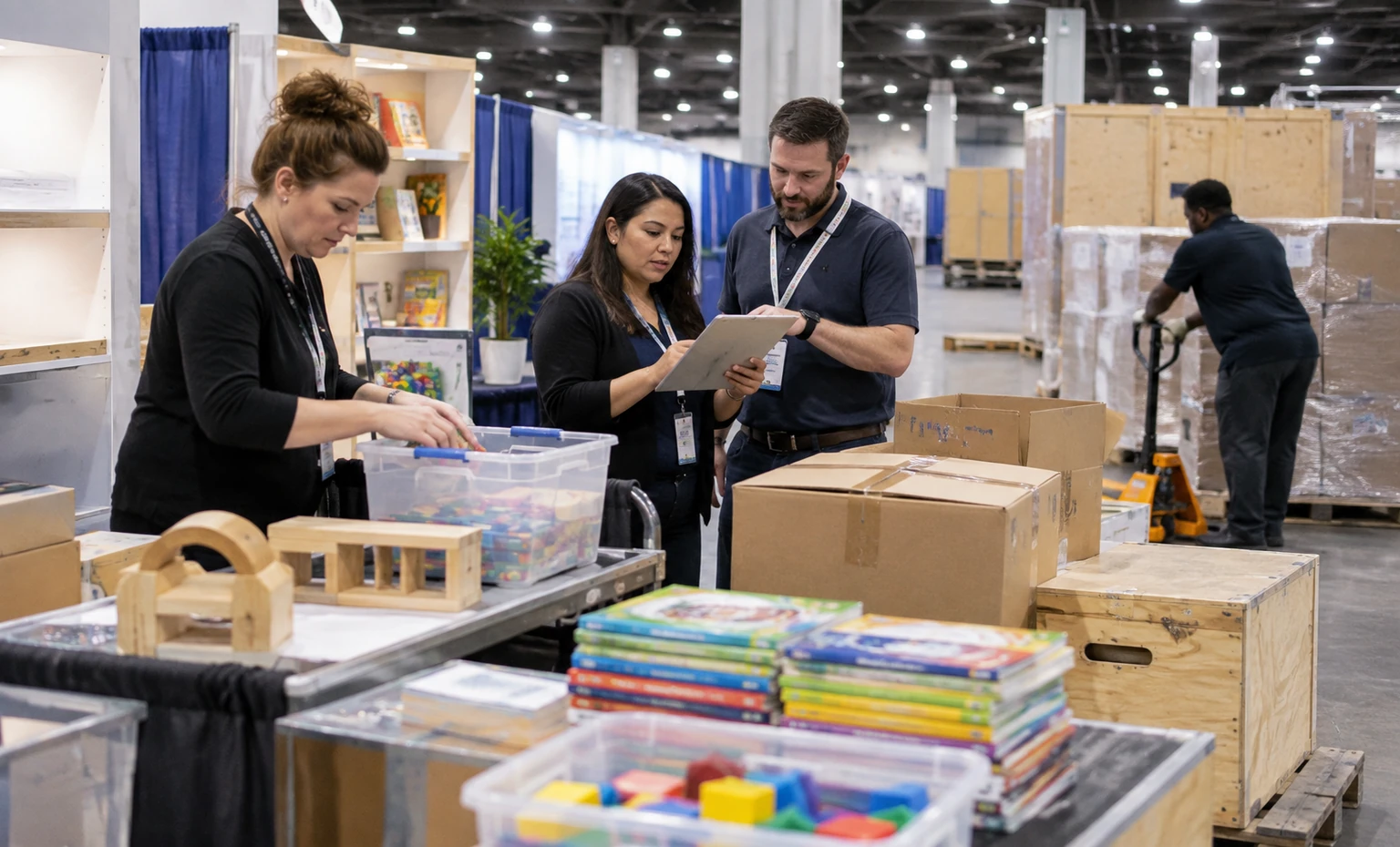 naeyc-annual-conference-booth-rental vertical block trade show exhibit visual