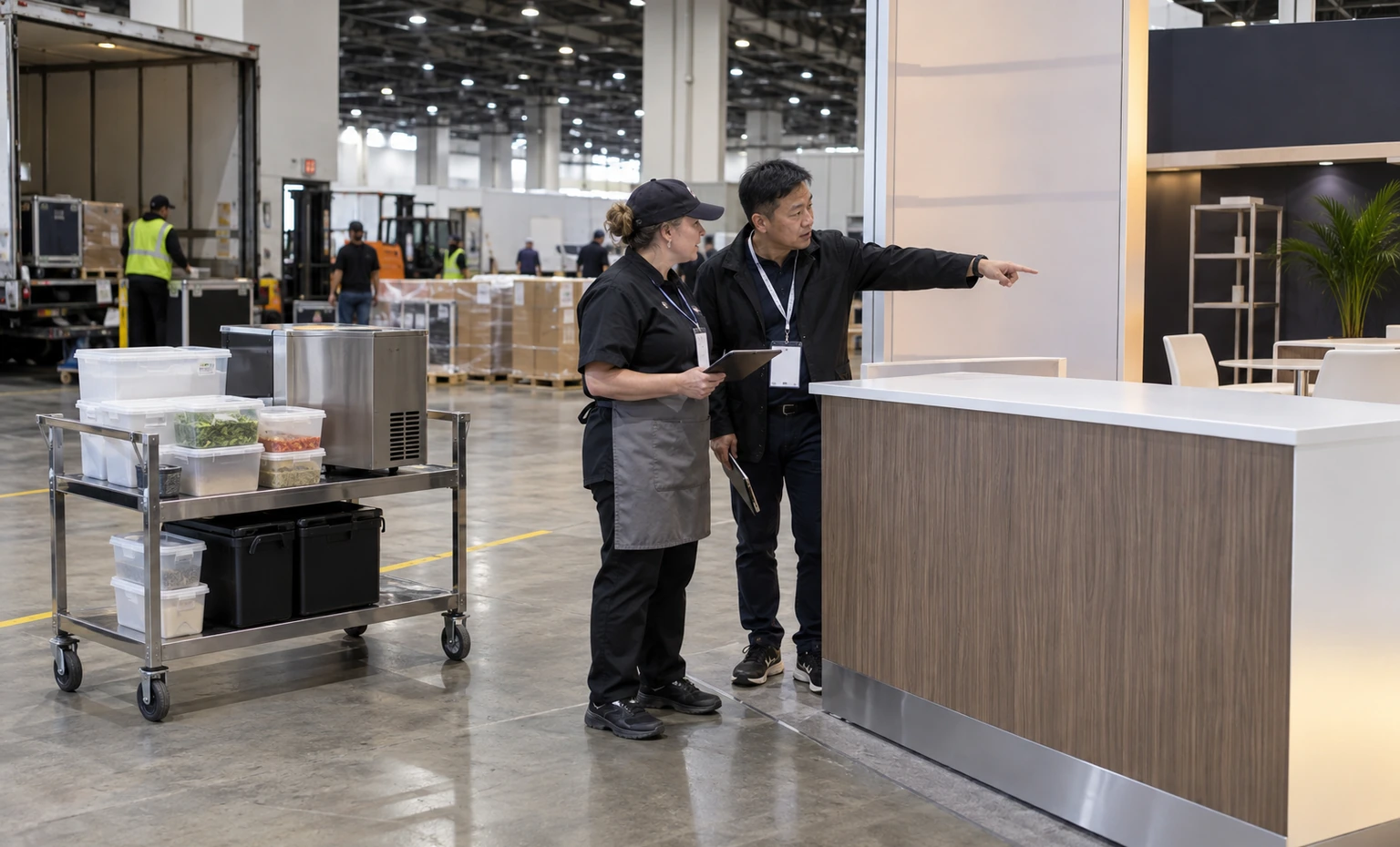 the-nga-show-booth-rental vertical block trade show exhibit visual