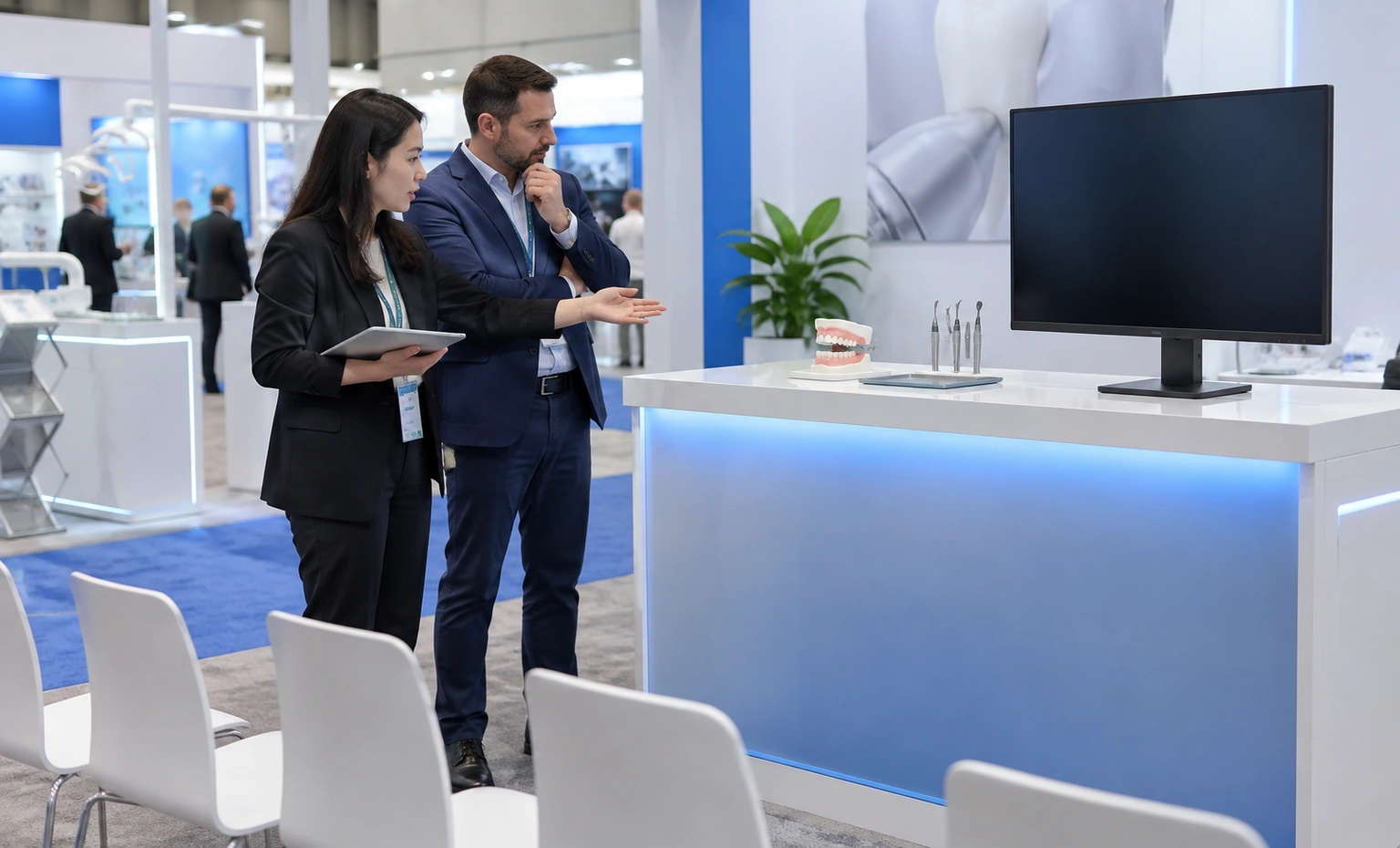 thomas-p-hinman-dental-meeting-booth-rental content trade show exhibit visual
