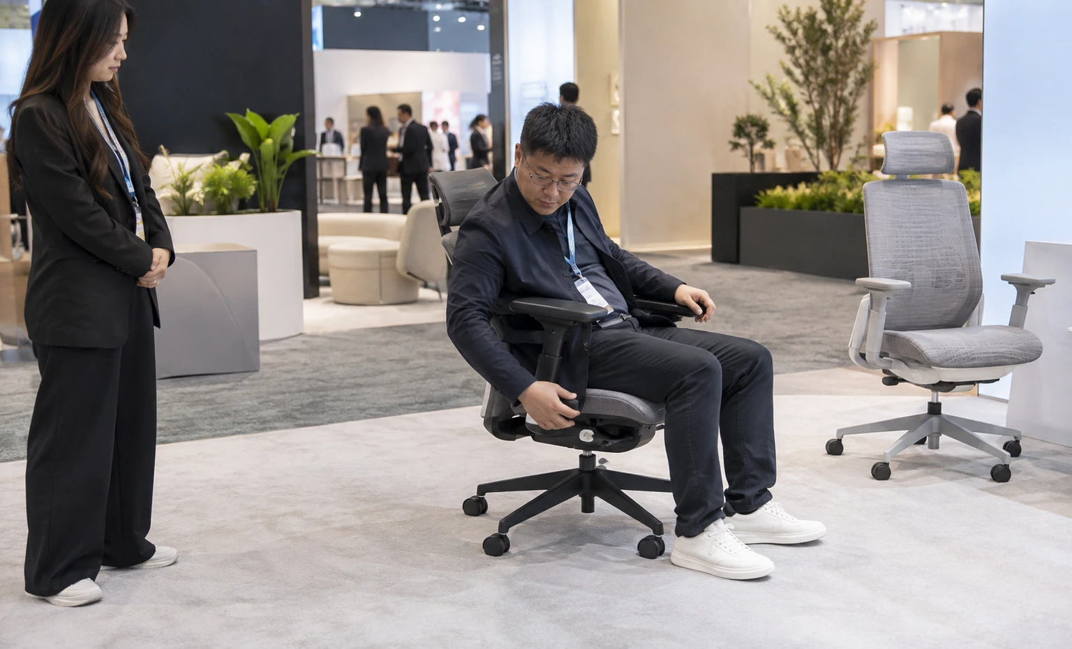 neocon-booth-rental tab content trade show exhibit visual