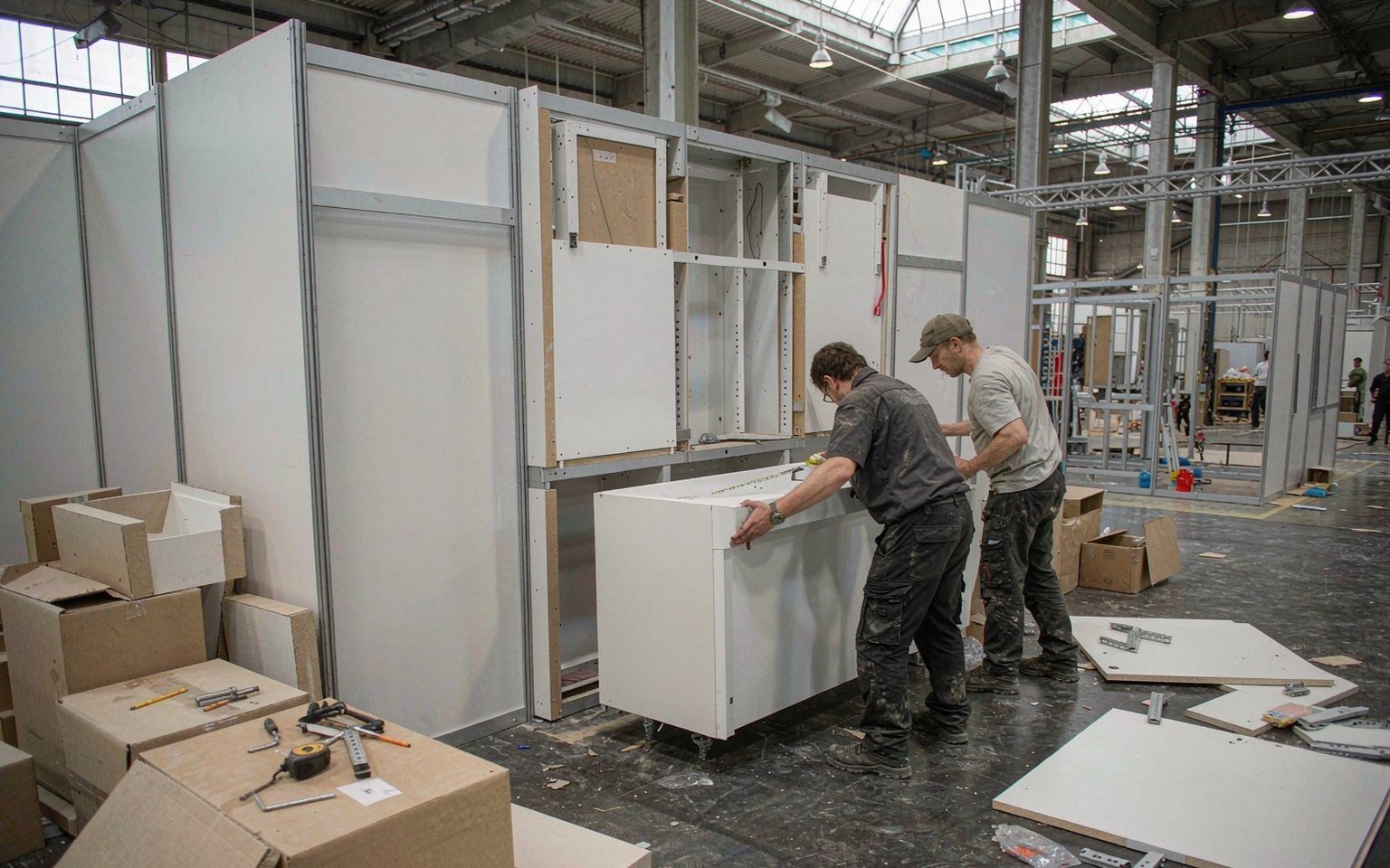 Custom Graphics and Display Details for a 20-Foot Booth