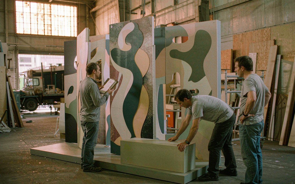 AUSA Annual Meeting booth rental – pre-show build check before the booth ships