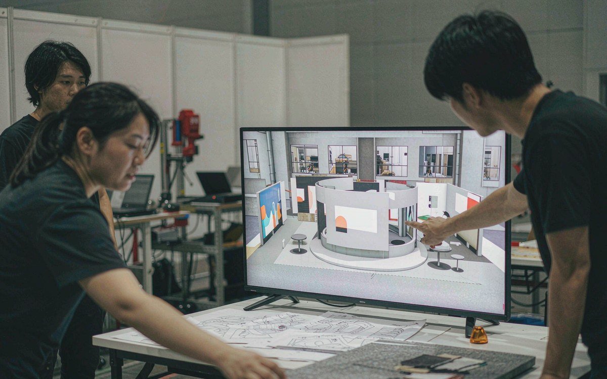 Medtrade booth rental – exhibit design review with the project manager