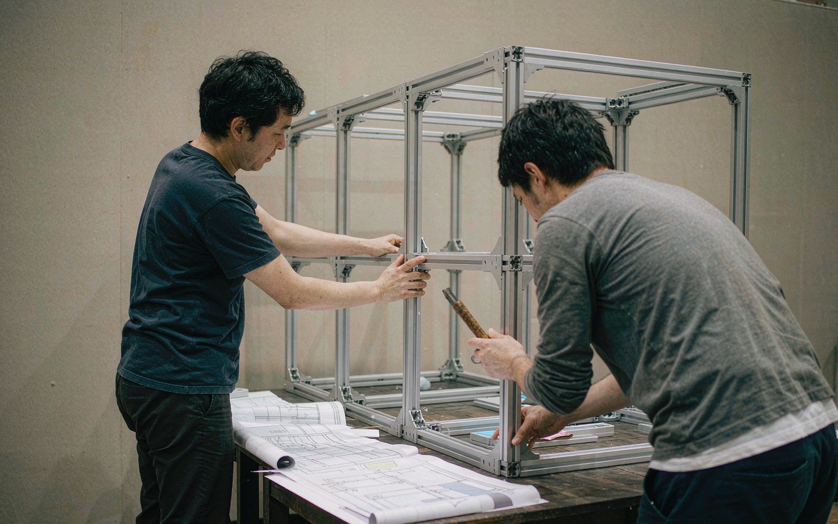 MRO Americas booth rental – pre-show build check before the booth ships