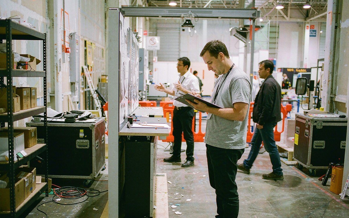 AABB Annual Meeting booth rental – pre-show build check before the booth ships
