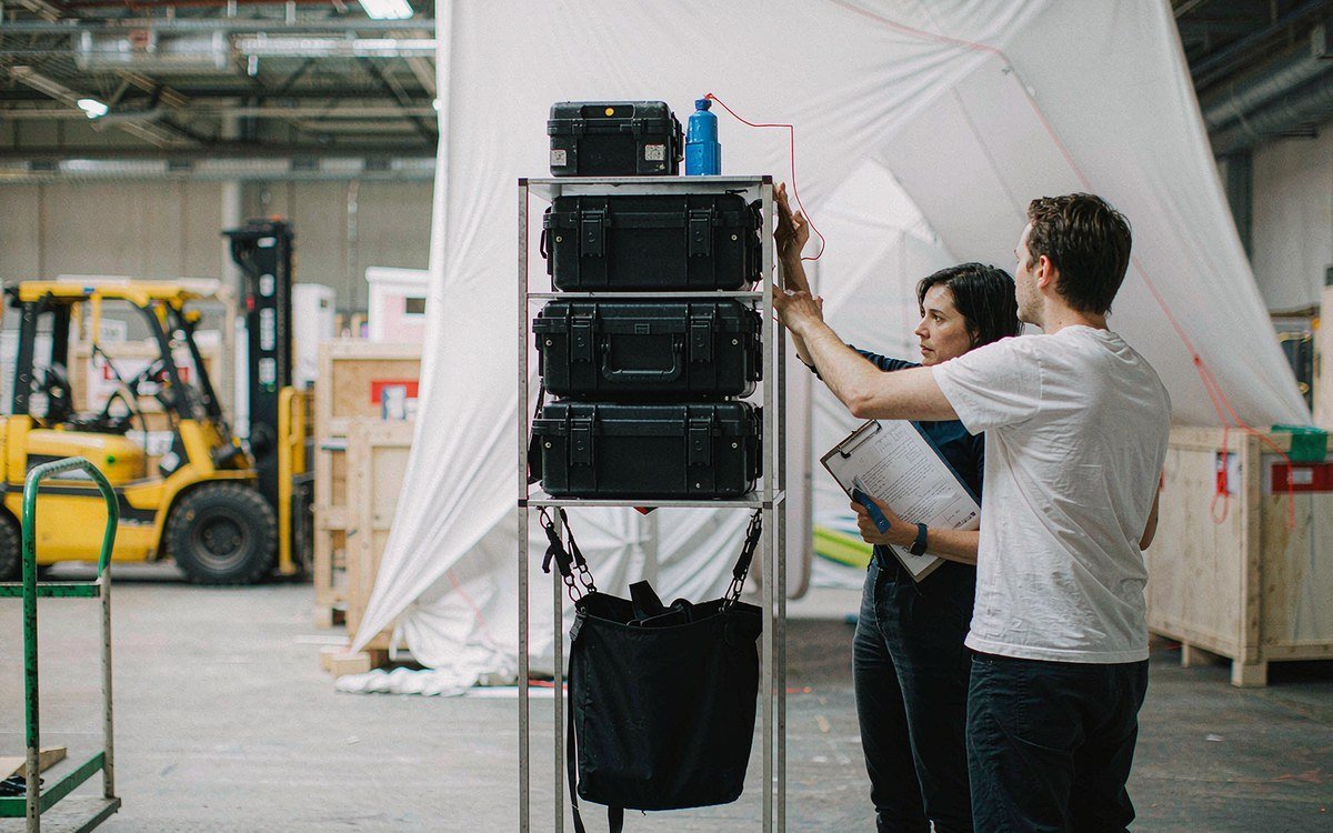 ACC Annual Scientific Session booth rental – pre-show build check before the booth ships