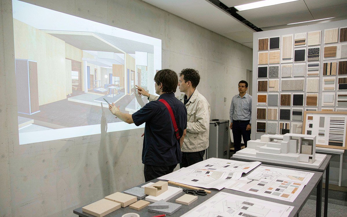 AIA Conference on Architecture booth rental – exhibit design review with the project manager