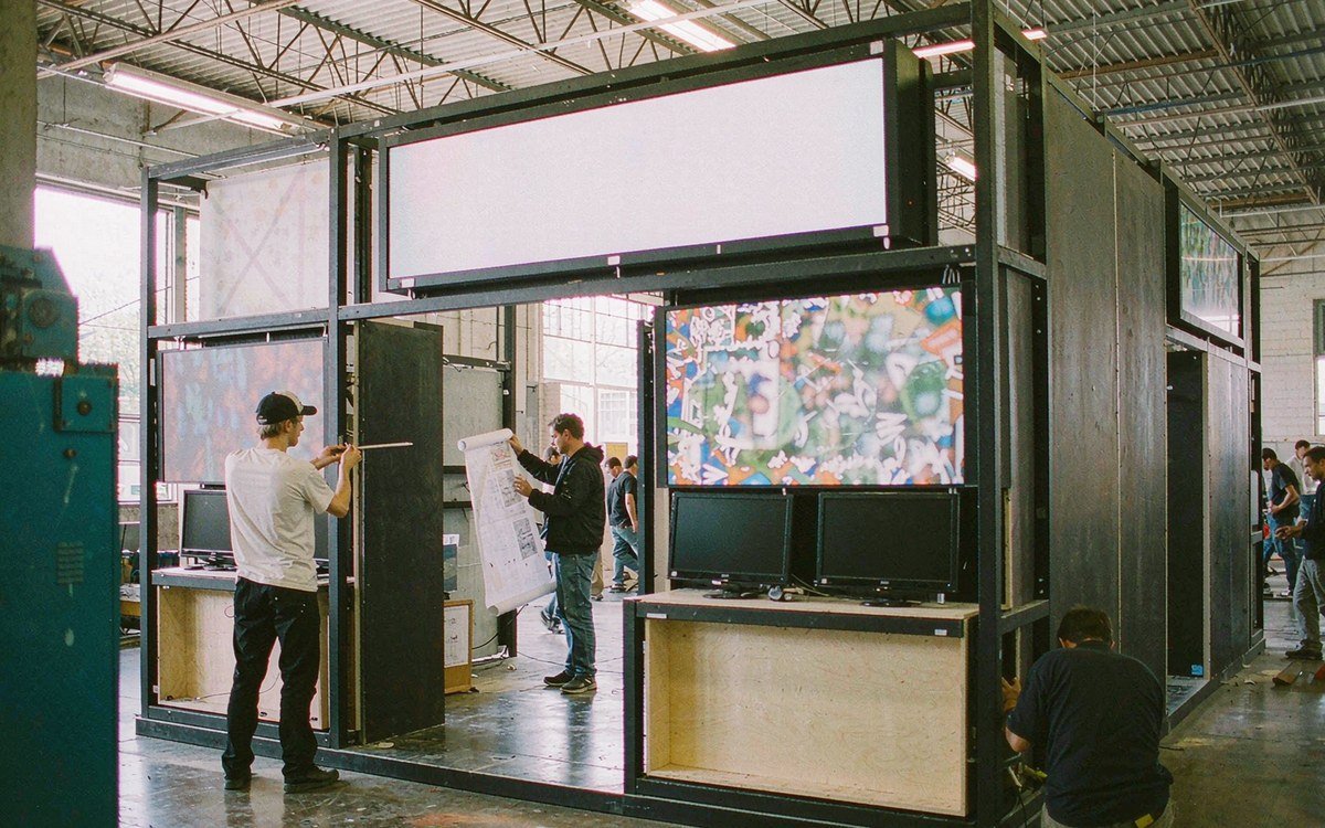 APCO Annual Conference and Expo booth rental – pre-show build check before the booth ships